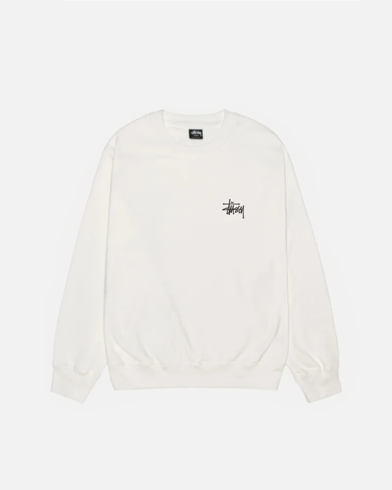 Basic Stussy Pigment Dyed Crew Sweatshirt  - Premium Comfort and Streetwear Style - Image 2