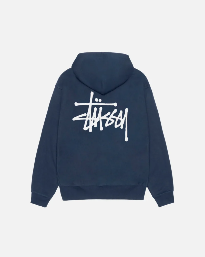 Basic Zip Hoodie - Stylish and Comfortable Streetwear Inspired by Stussy - Image 4