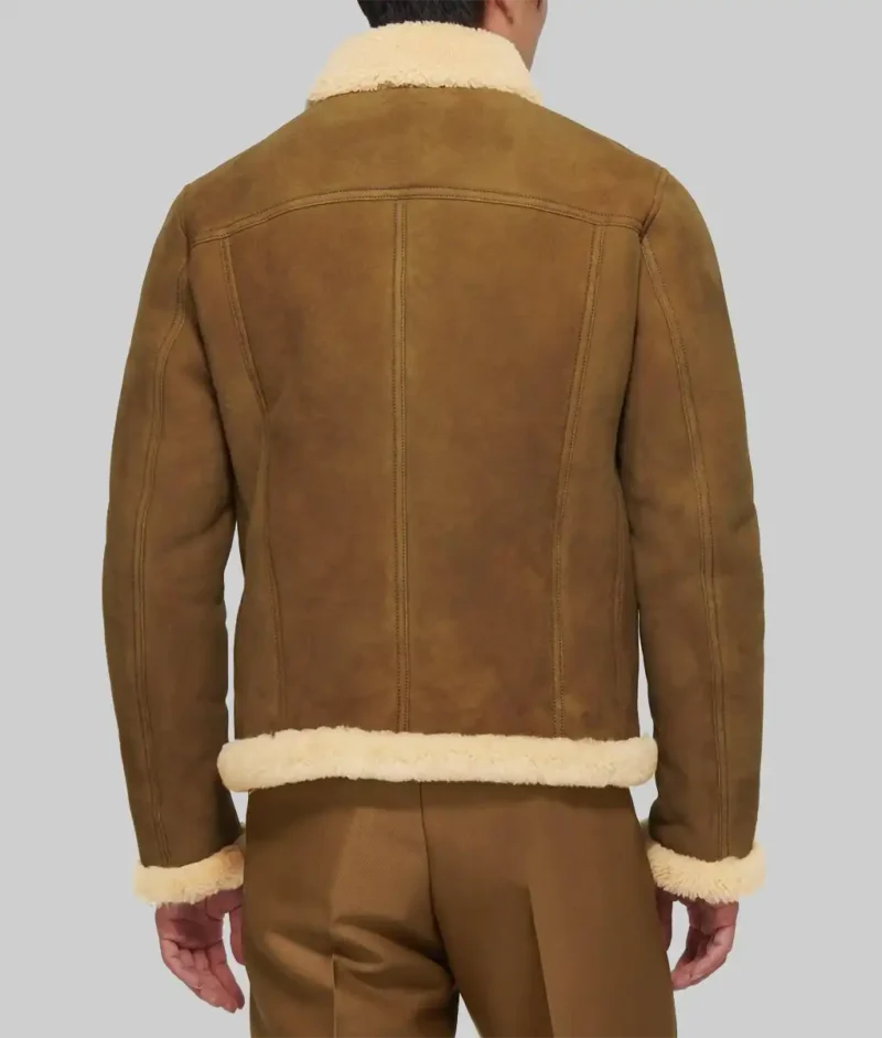 Ed Sheeran Suede Brown Jacket - Image 4