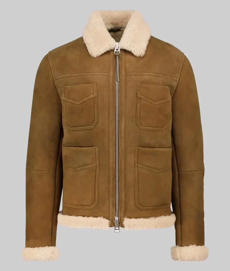 Ed Sheeran Suede Brown Jacket