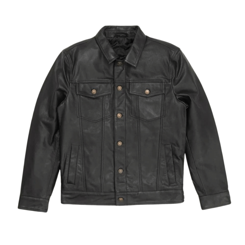 Genuine Trucker Leather Jacket