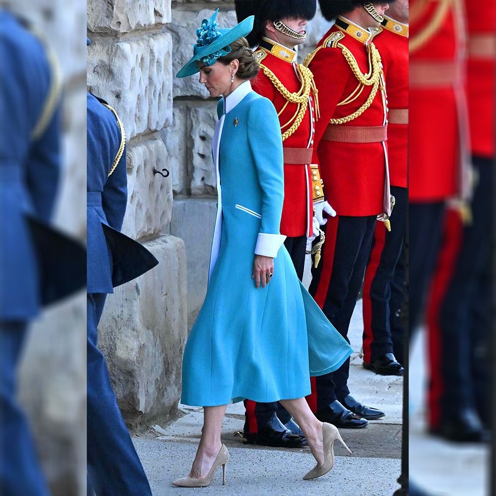 Kate Middleton Princess Aquamarine Coat - Image 2