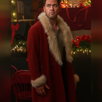 Catch Me If You Claus Tony Santa Red Coat