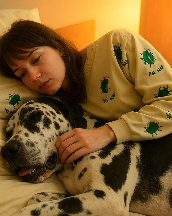 French Lover 2025 Sara Giraudeau Tao Bug Print Sweatshirt