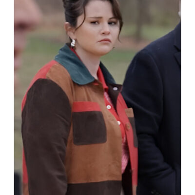 Only Murders In The Building Selena Gomez Colorblock Coat