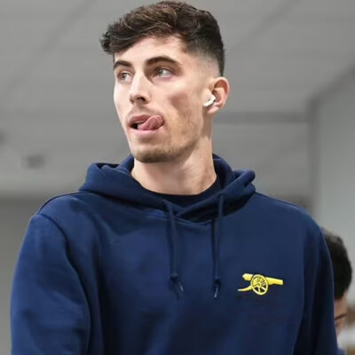 Kai Havertz Arsenal Trefoil Blue Hoodie