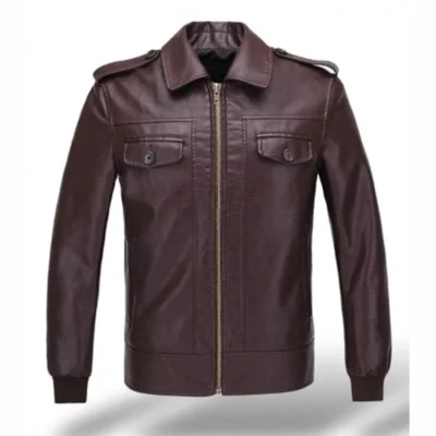 Avengers Steve Rogers Brown Jacket