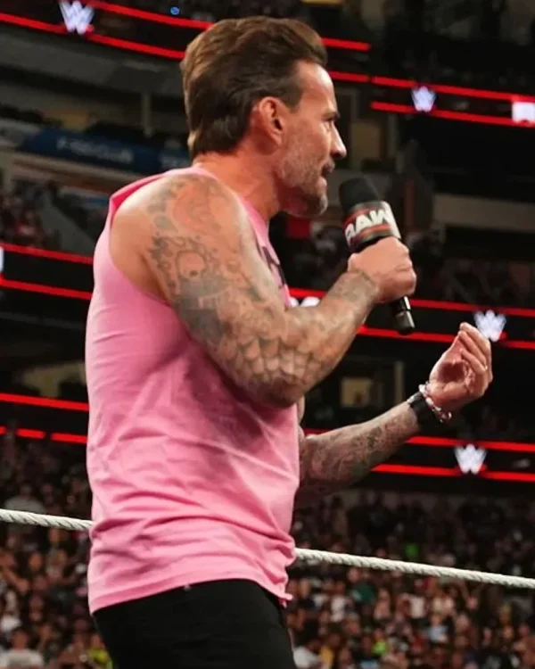 CM Punk Pink Tank Top - Image 2