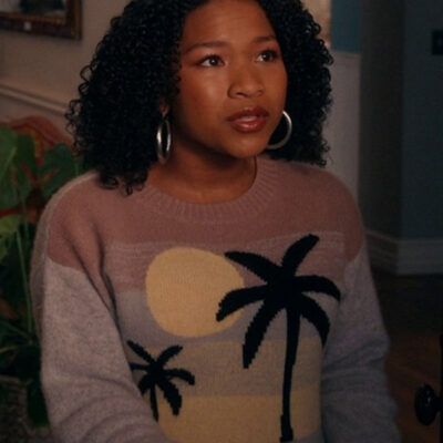 The Equalizer S05 Laya DeLeon Hayes Palm Tree Sweater