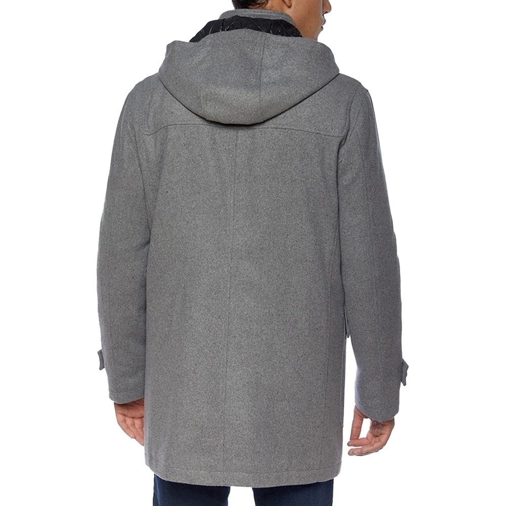 Classic Grey Duffle Coat - Image 2