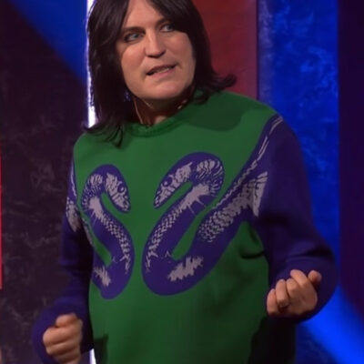 Noel Fielding Buzzcocks Serpent Sweater