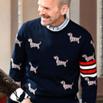 The Traitors US S03 Bob Harper Dog Print Sweater