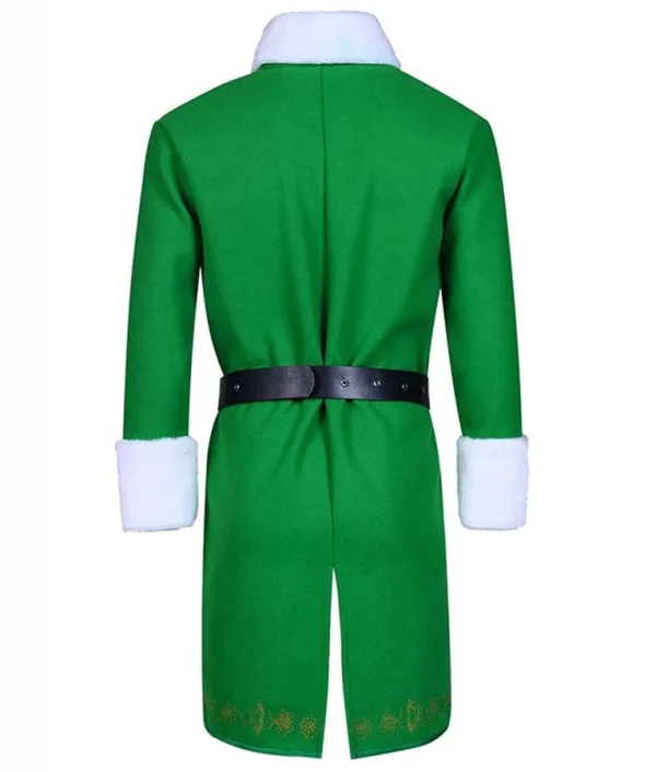 Buddy The Elf Green Christmas Coat - Image 3