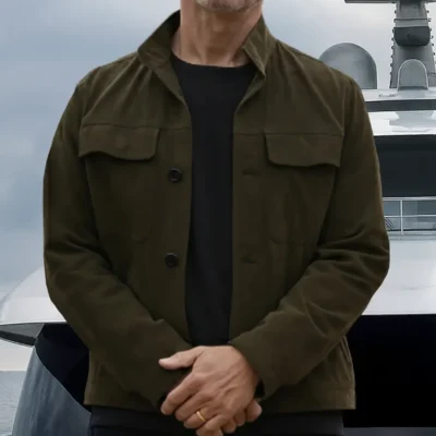 The Woman in Cabin 10 Guy Pearce Cotton Jacket