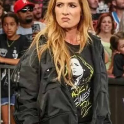 WWE Raw Becky Lynch Black Track Jacket