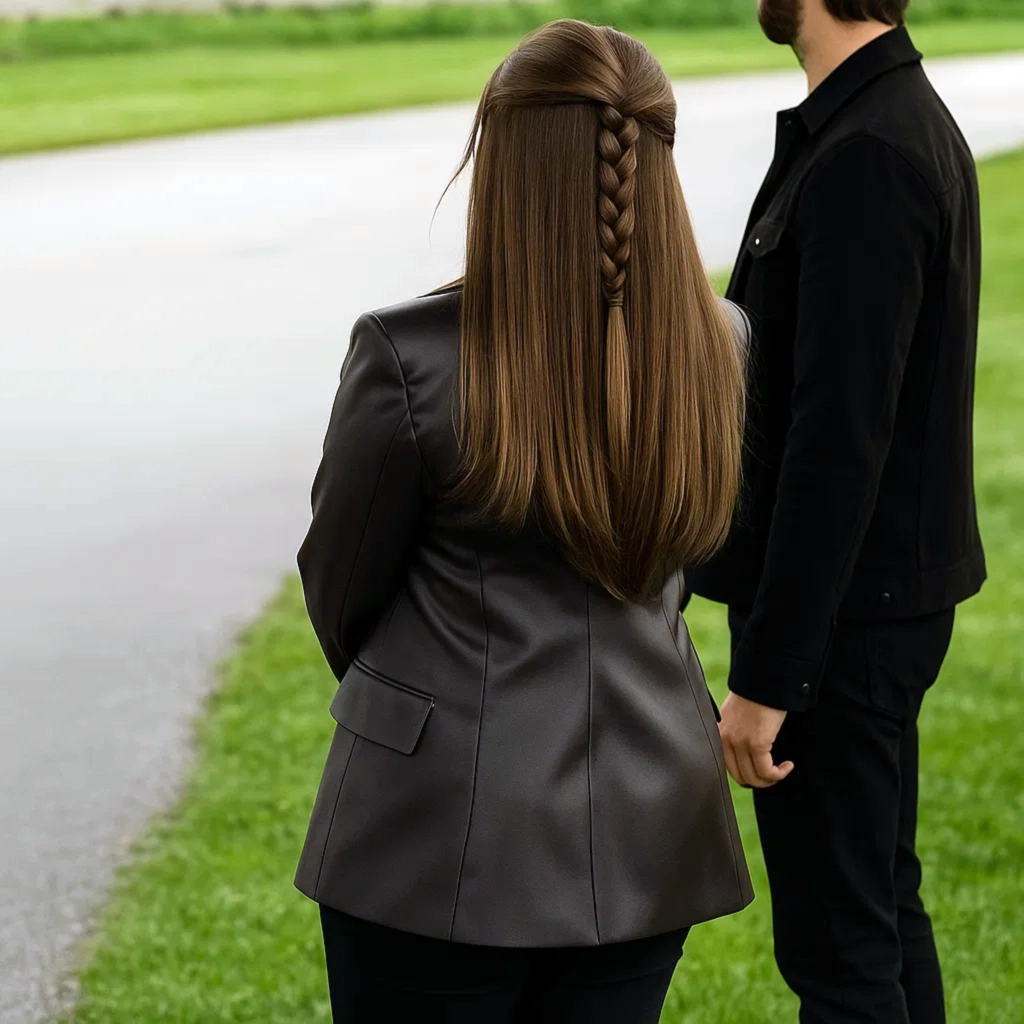 Wild Cards S02 Vanessa Morgan Leather Blazer - Image 3