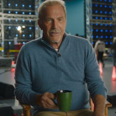 Kevin Costner Blue Sweatshirt