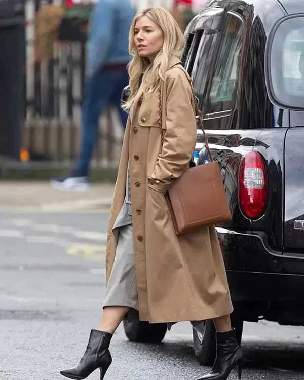 Anatomy Of A Scandal 2022 Sienna Miller Trench Coat