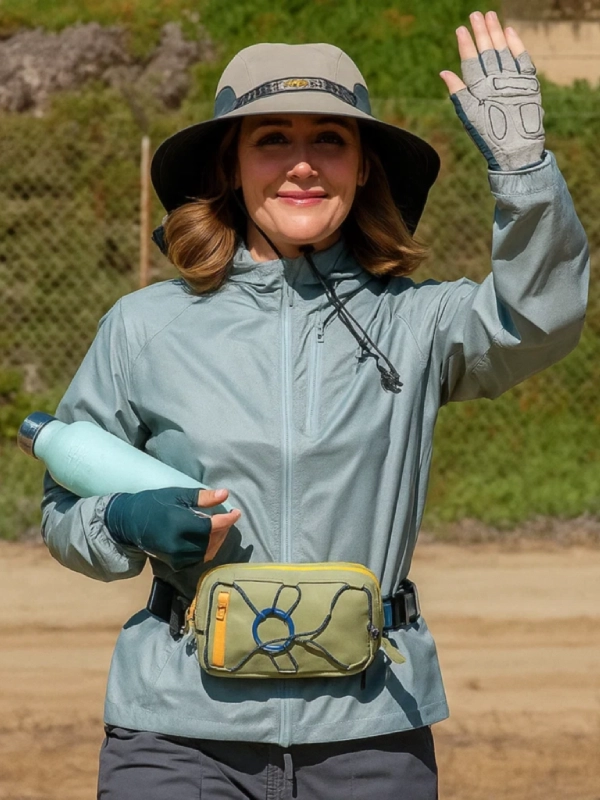 Platonic S02 Rose Byrne Blue Jacket
