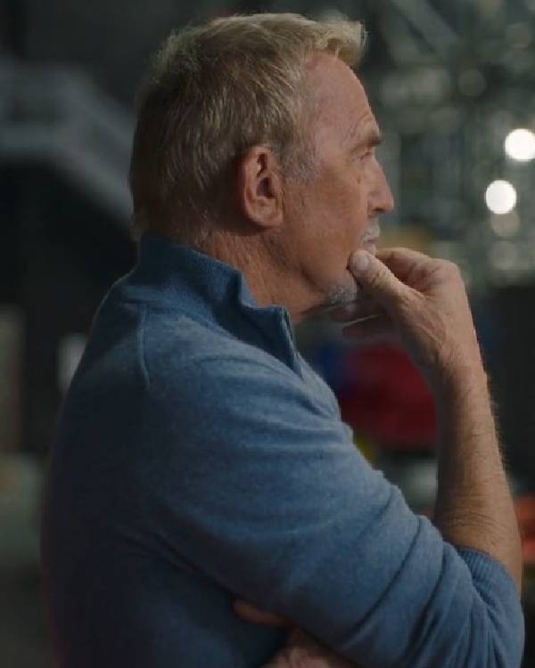Kevin Costner Blue Sweatshirt - Image 2