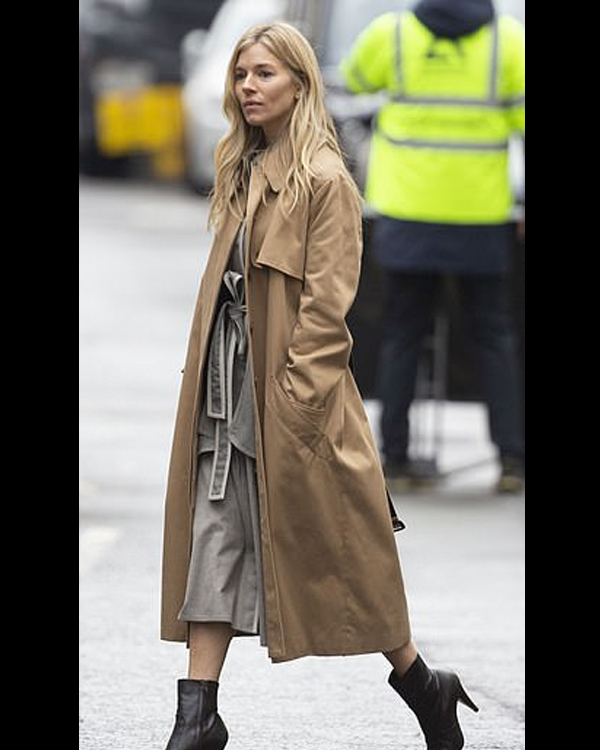Anatomy Of A Scandal 2022 Sienna Miller Trench Coat - Image 2