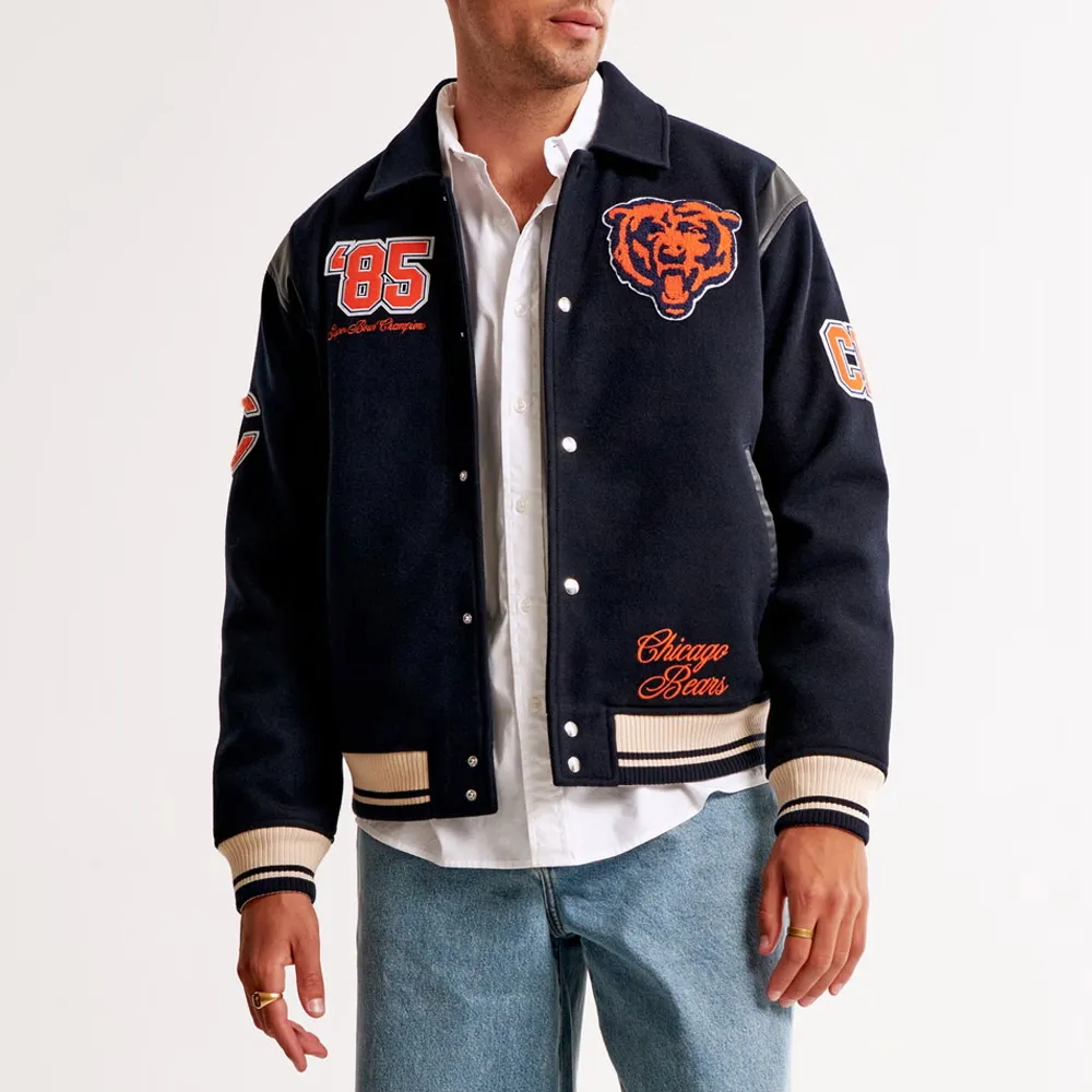 1985 Chicago Bears Varsity Jacket - Image 2