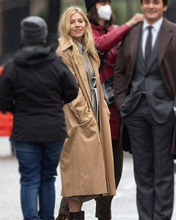 Anatomy Of A Scandal 2022 Sienna Miller Trench Coat - Image 3