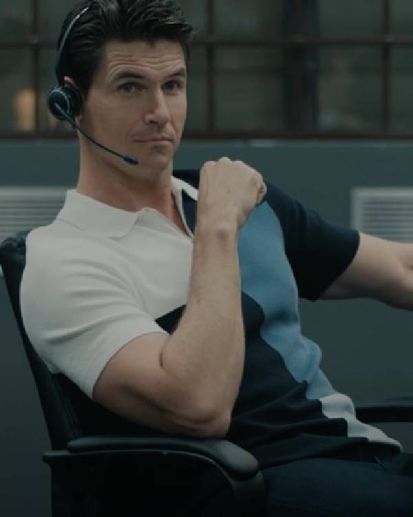 Upload Robbie Amell Multicolor Polo Shirt - Image 2