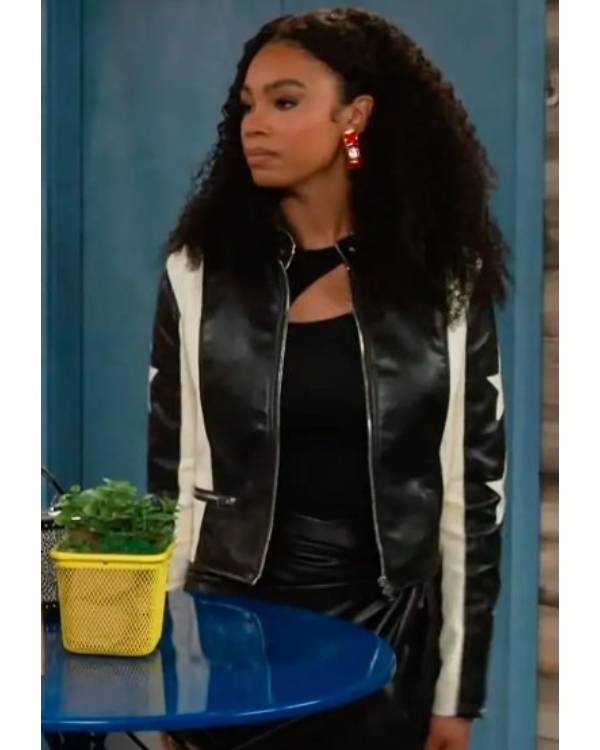 Beyond the Gates Rhonnirose Mantilla Star Leather Jacket