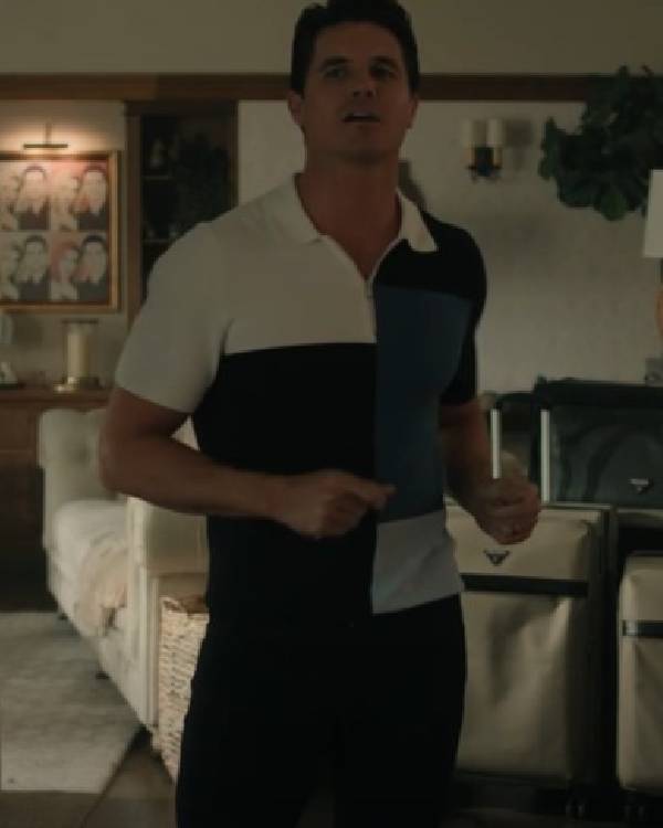 Upload Robbie Amell Multicolor Polo Shirt - Image 3
