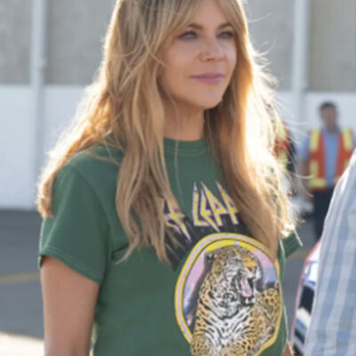 High Potential S01 Kaitlin Olson Green Def Leppard T-Shirt