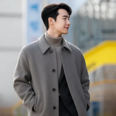 Lee Jong-suk Law and the City 2025 Grey Coat
