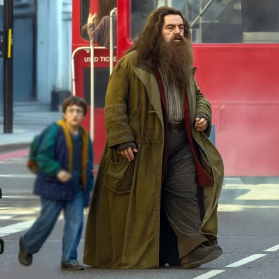 Harry Potter 2025 Nick Frost Coat