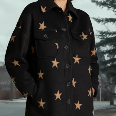 My Life with the Walter Boys Alisha Newton Black Shirt Jacket