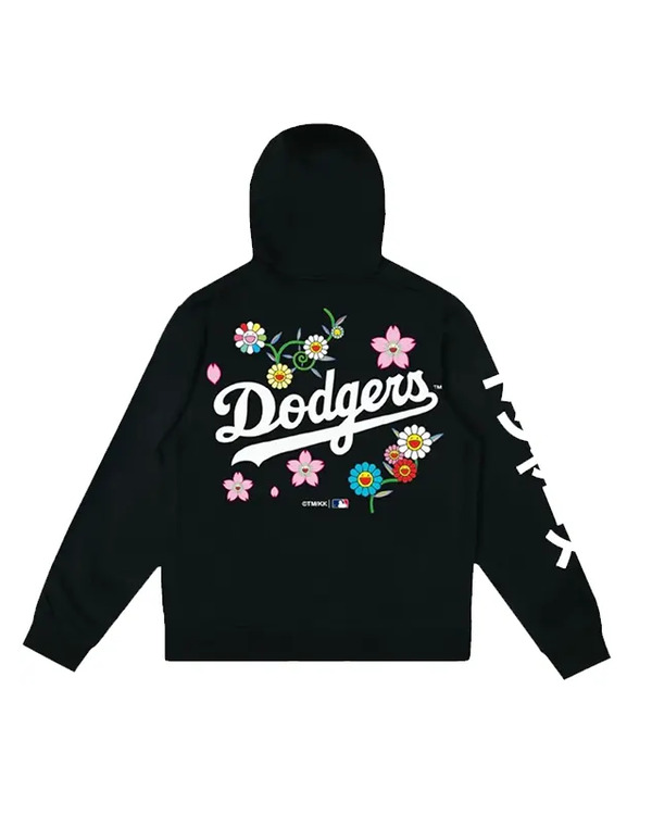 LA Dodgers Floral Black Hoodie