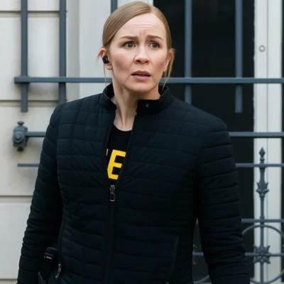 Eva-Jane Willis FBI International S04 Black Jacket