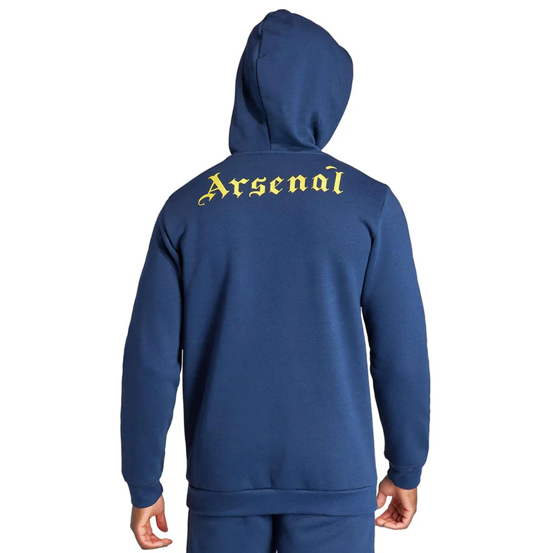 Kai Havertz Arsenal Trefoil Blue Hoodie - Image 3