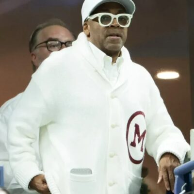 Spike Lee 2025 US Open Tennis Championships White Cardigan