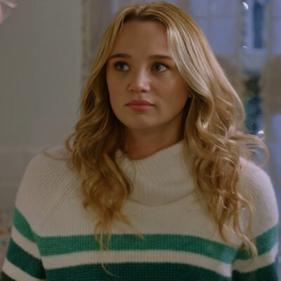 A Chiefs Love Story Hunter King Striped Sweater
