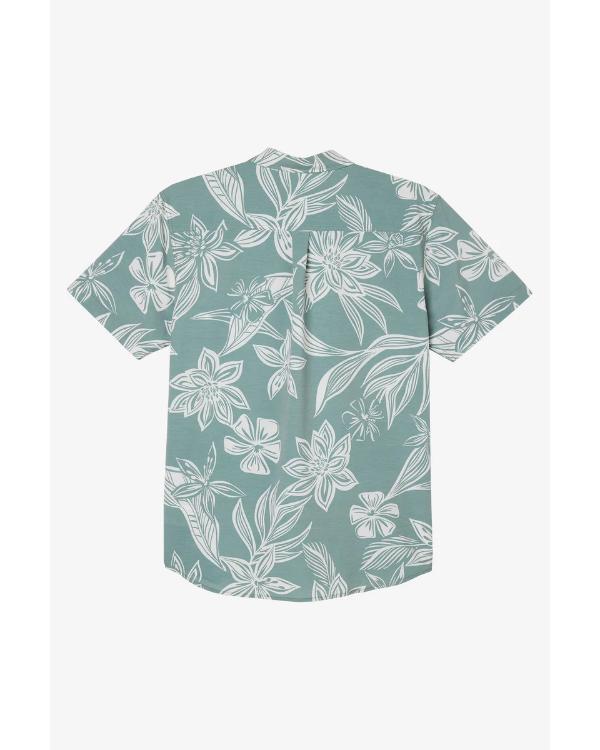 Love Hotel S01 Green Floral Shirt - Image 3