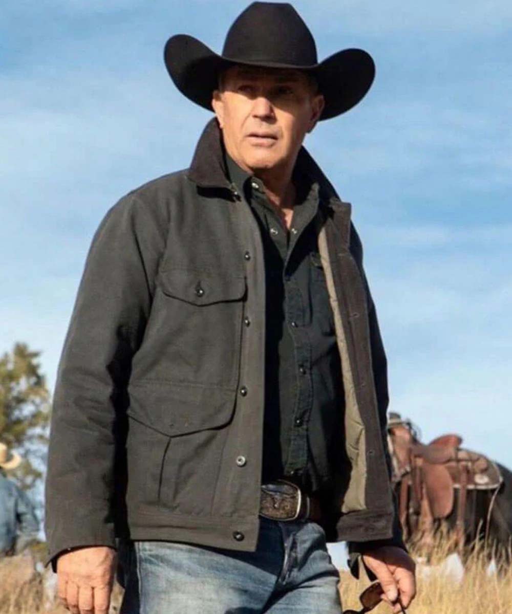John Dutton Yellowstone Black Jacket