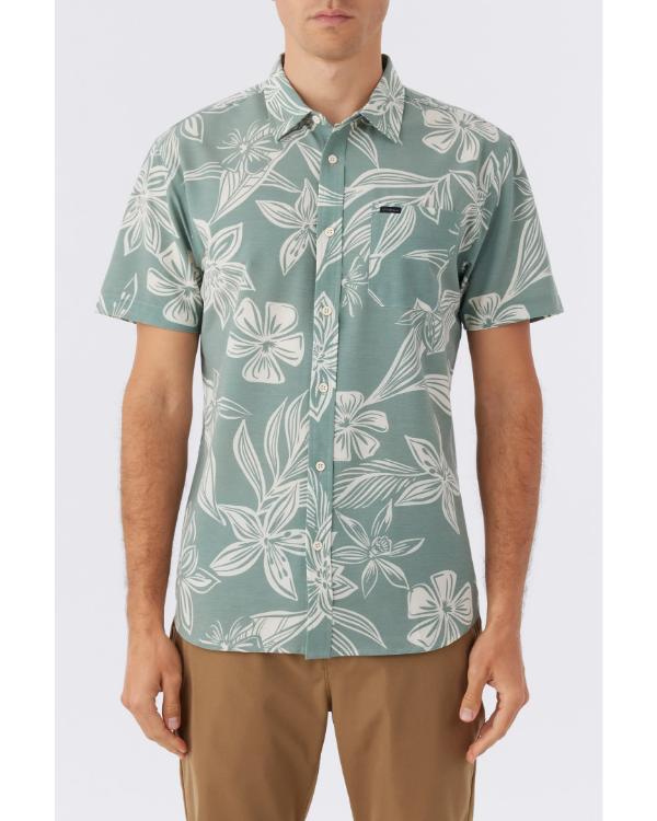 Love Hotel S01 Green Floral Shirt - Image 4