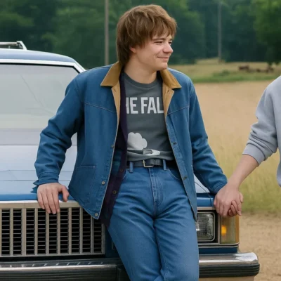 Stranger Things S05 Jonathan Byers Denim Jacket
