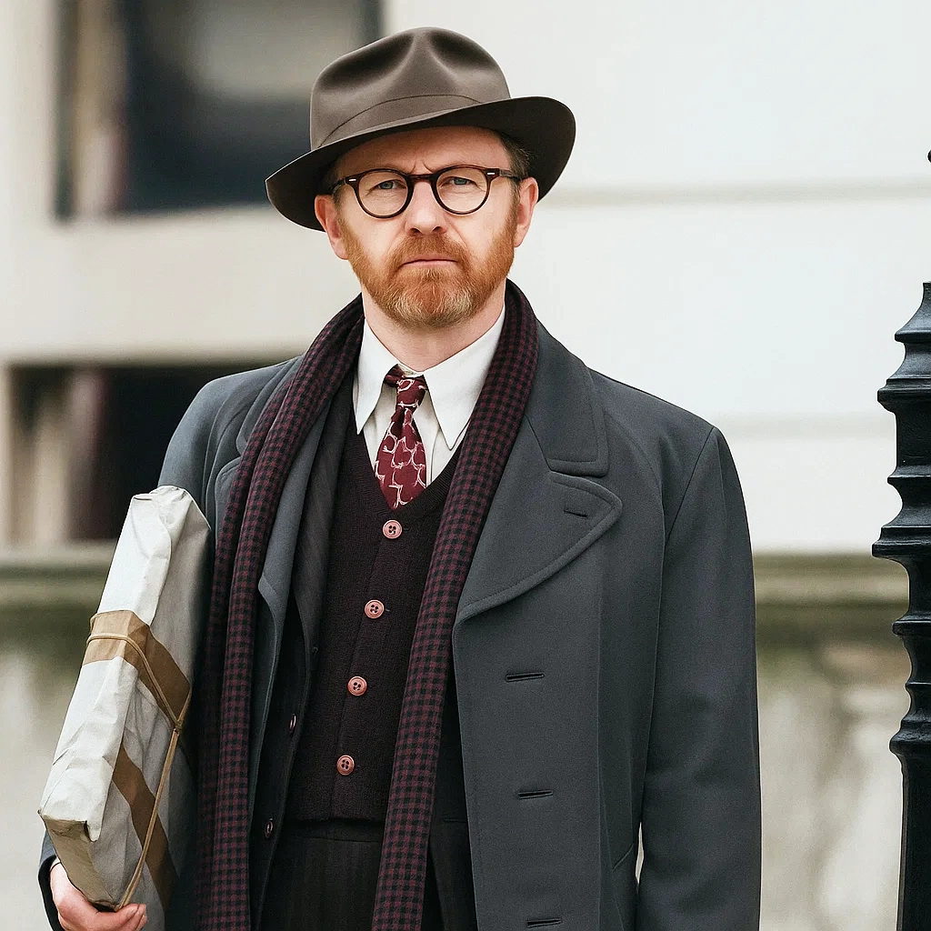 Mark Gatiss Bookish 2025 Trench Coat - Image 2