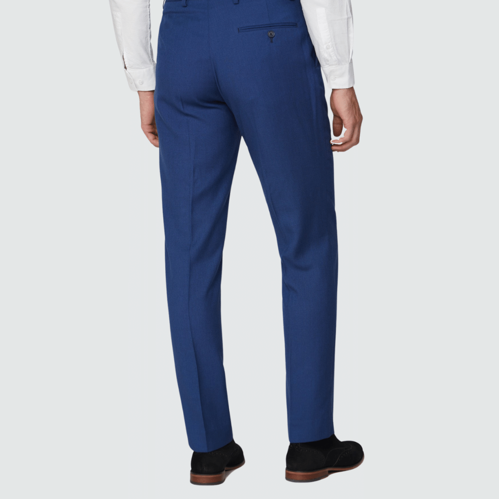 The Gentlemen Slim Fit Blue 3 Piece Suit For Men - Image 4