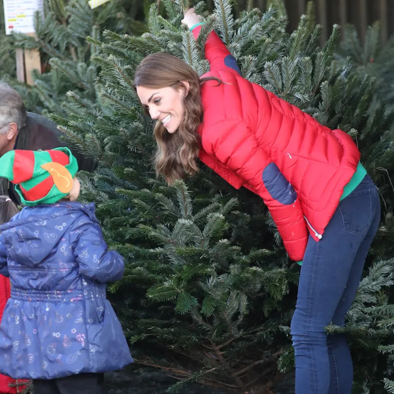 Kate Middleton Red Puffer Jacket - Image 6