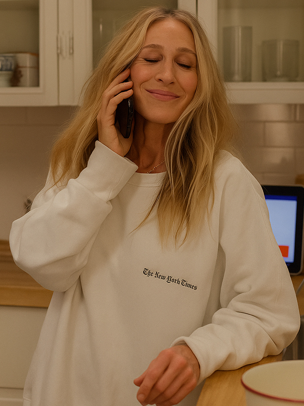And Just Like That S02 Carrie Bradshaw Crewneck Sweatshirt - Image 3