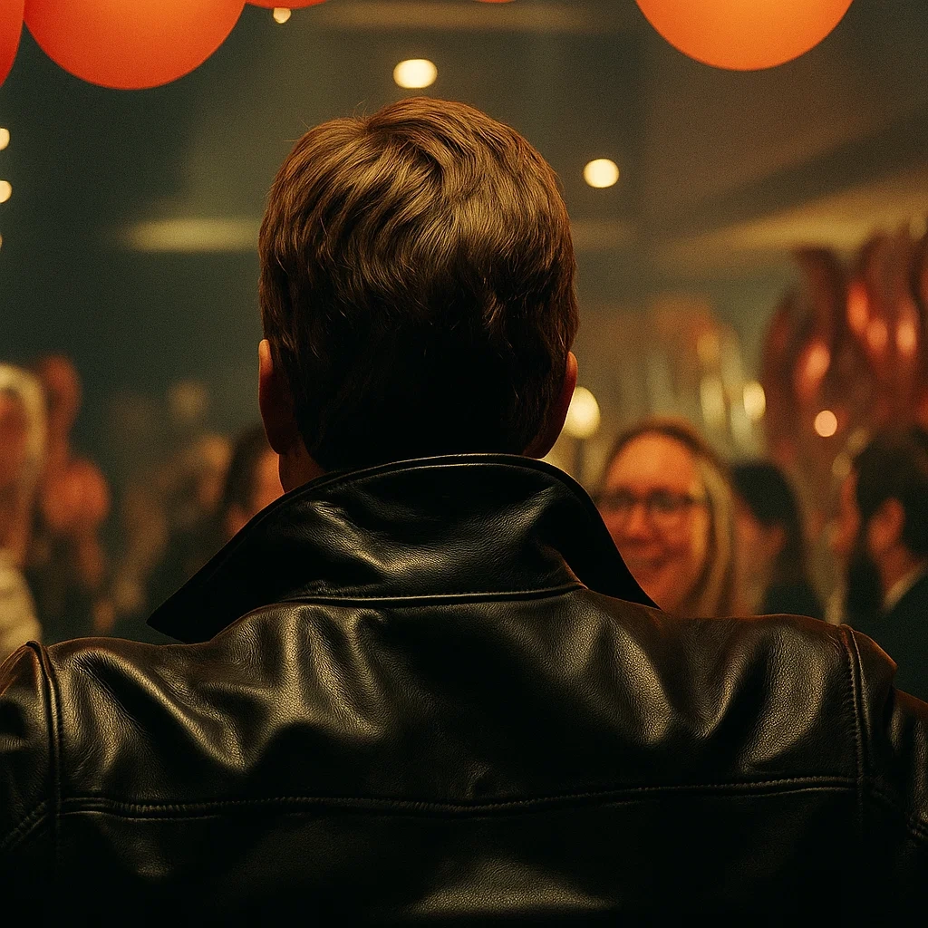 Smoke 2025 Dave Gudsen Black Leather Jacket - Image 2