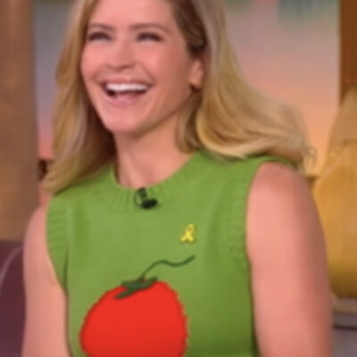 Sara Haines Green Tomato Sweater Vest