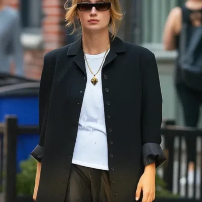 Jennifer Lawrence NYC Black Blazer